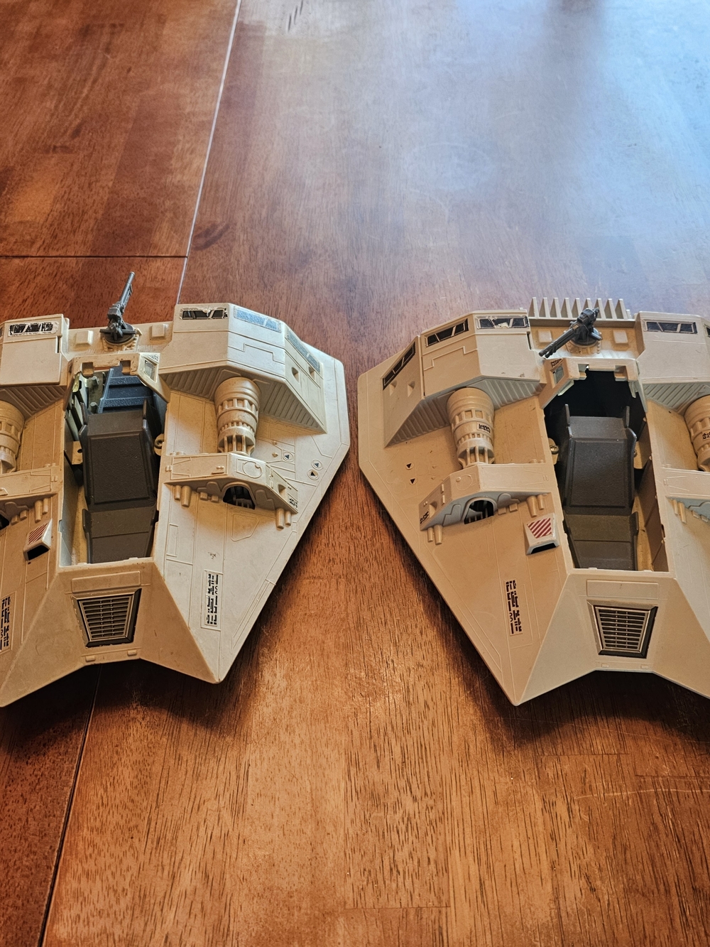 Vintage Star Wars Empire Strikes Back Snow Speeders Lot Of 2 Incomplete .see pic
